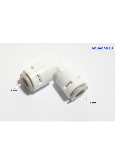 Quick-Dirsek T 6mm Giriş/Çıkış