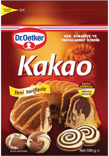 Dr. Oetker Kakao 100 Gr X 3 Adet