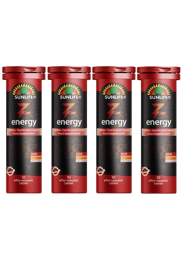 Sunlife Z-energy 10 Efervesan Tablet 4 Adet