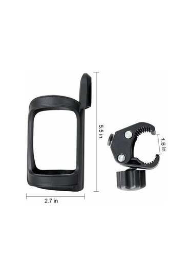 Cvkayak Bisiklet Fincan Tutucu, Bisiklet Fincanı, Bebek Arabası Bardak Tutucular, Bisikletler İçin Evrensel İçecekler, Arabalar, Bisiklet Su Şişesi Kafesi 2 Adet Koyu Gri