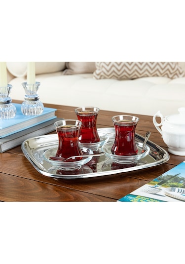 Madame Coco Emprise Çay Bardağı Seti 8'li Şeffaf