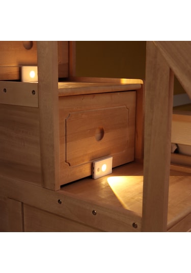 Moveevo Yükseltilmiş Lensli Çok Renkli Led Lamba - Abs/pmma Malzeme Beyaz