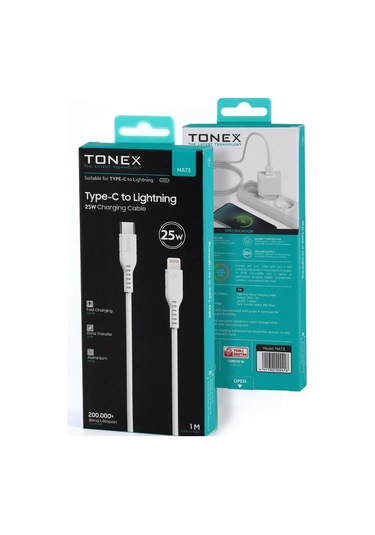 Tonex Type-c To Lightning Pd Usb Data Kablo 25w - Ma73