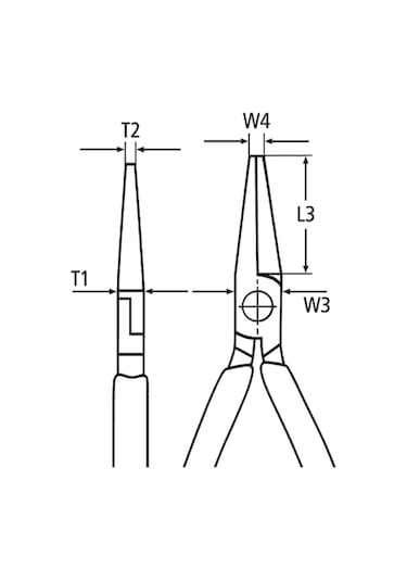 Knıpex Vde 1000 Volt Leylek Tip Kargaburun 200 Mm 2616200