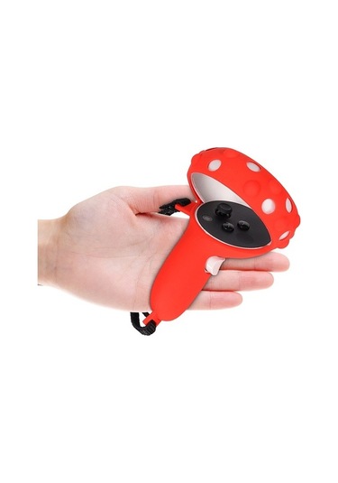 Tongxida 2 Takım Gs092 Kolu Denetleyici Silikon Kapak, Düşme Ve Kaybolma Önleyici, Oculus Quest 2 Siyah