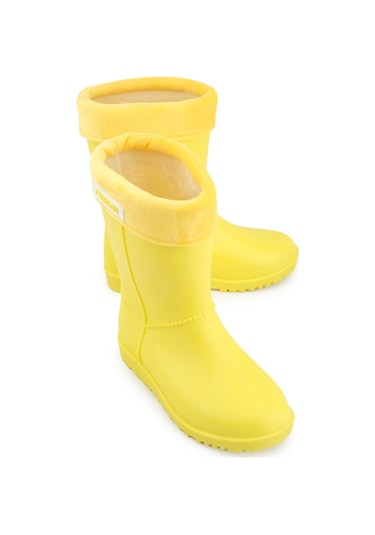 Gezer 00622 Kız Çocuk Termal Astarlı Su Yağmur Geçirmez Çizme Sarı