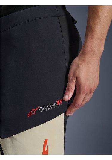 Alpinestars Halo Pro Ds Laminated Korumalı Motosiklet Pantolonu Krem Siyah