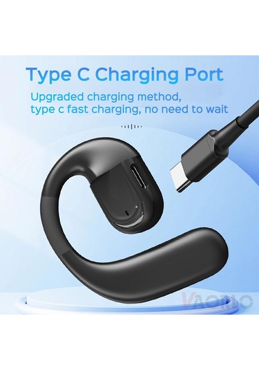 Vaorlo Dokunmatik İş Kulaklığı Tek Kulaklık Bluetooth Kulak Kancalı Kulaklık Hd Mi Subwoofer Müzik Tüm Bluetooth Kulaklık 56886865