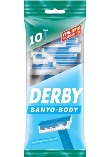 Derby Banyo Vücut Traş Bıçağı 10 Adet