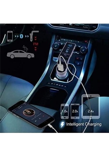 Carg7 Sd Usb 4.0 Bluetooth Çakmaklık Fm Transmitter