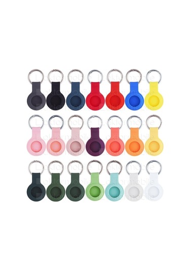 Airtag Uyumlu Kılıf & Anahtarlık - Silikon Kılıf - 21 Renk