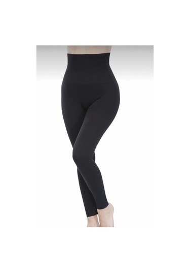 Form Angel Yüksek Bel Korseli Tayt SiYAH