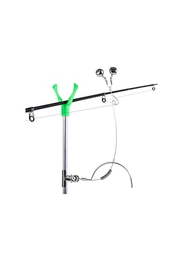 Paslanmaz Çelik Balıkçılık Isırığı Alarmı Gece Balıkçılık Olta Yemi Alarmı İkili Zillerle