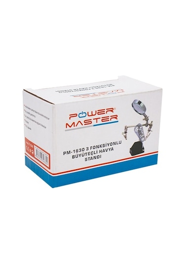 Powermaster 3 Konumlu Büyüteçli Havya Standı Pm-16130