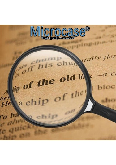 Microcase 130 Mm Çap 2.5 X Büyütme El Tipi Büyüteç - Al2491