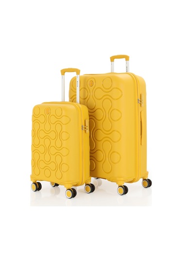 Mçs Polipropilen 2li Valiz Seti Büyük & Kabin V376 S23sy1000050-set 00012 Sarı
