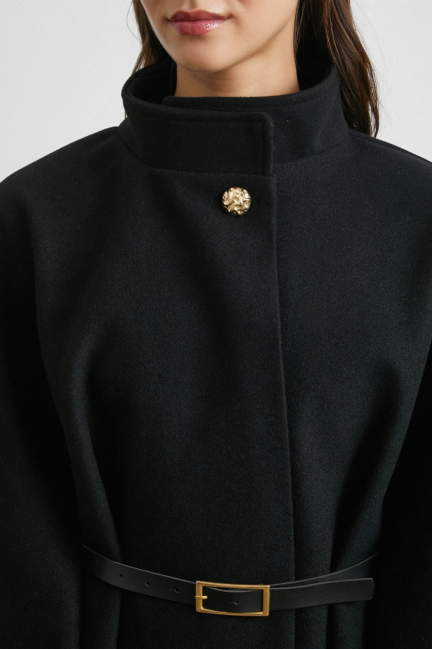 Kemer Kaşe Panço Siyah Siyah