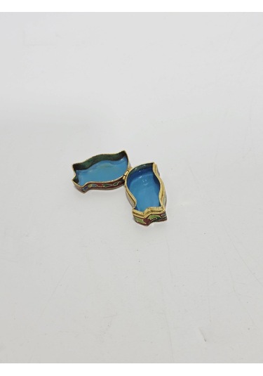 Antika Cloisonne Minyatür Kutu 3,9x2,3cm 104