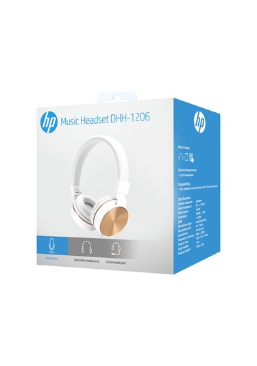 HP DHH-1206-WT Kablolu Katlanabilir Kulaklık
