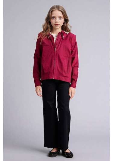 Defacto Twıll Gömlek Kız Çocuk G7043a826spbr506 Bordo-br506