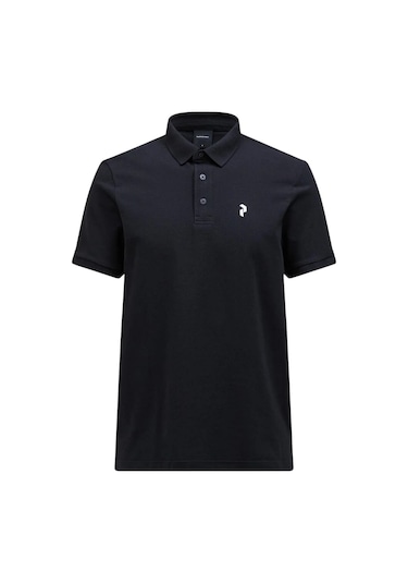 Peak Performance Peak Performance Classic Cotton Erkek Siyah Polo Tişört Blk Siyah