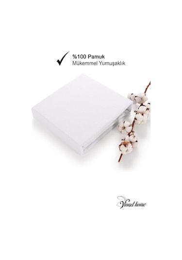 Vionel Home %100 Pamuk Yatak Koruyucu Alez Tek Kişilik Full Kenar Fitted Su & Sıvı Geçirmez