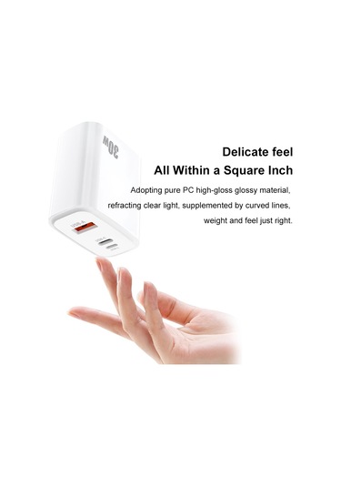 Maiyame Pd30 W Çift Hızlı Şarj Fişi Pd3.0 Hızlı Şarj Protokolü Yüksek Verimlilik Çoklu Cihaz Şar