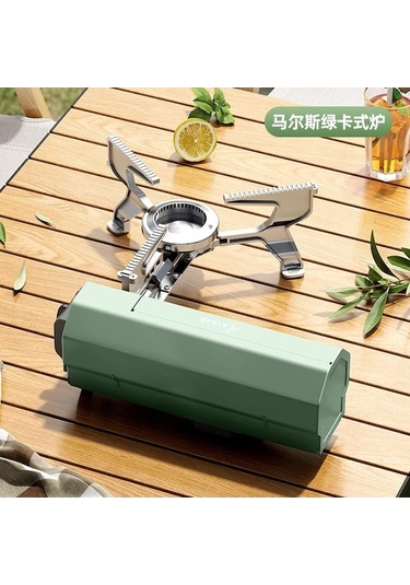 Cbtx Kamp Kaset Soba Açık Taşınabilir Katlanır Kamp Ocak 001 Yeşil