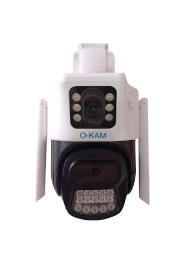 O-kam-6015 6mp Dual Lens Wifi Ptz Cameras, 3.5 İnch Dual Screen I