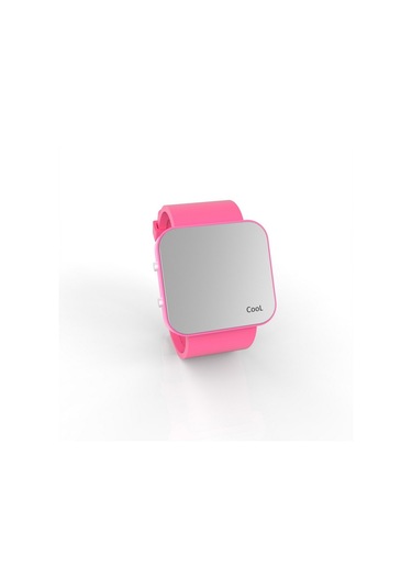 Cool Watch Saat - Pembe Led Kasa - Pembe Kayış Unisex