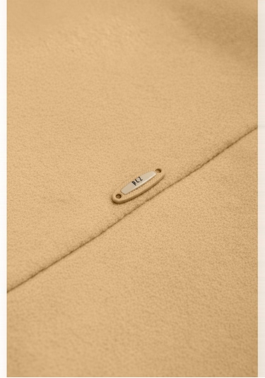 Deepsea Erkek Camel Likralı Rahat Kalıp Cepsiz Kaşe Ceket Çıt Çıtlı, Esnek Şık Model Ceket 0760 CAMEL