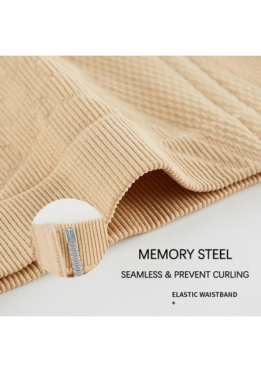 Bej Flarixa Yüksek Bel Dikişsiz Doğum Sonrası Kadın Göbek Külot Sıcak Saray Vücut Şekillendirici Kadın Iç Çamaşırı Kalça Kaldırma Zayıflama Fit Külot