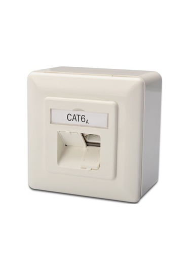 Digitus Sıva Üstü İkili Rj-45 Priz, Cat. 6a Class Ea, Shielded Zırhlı , 2 X Rj45-18665