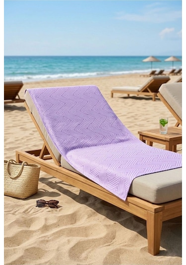 Indigo Peak Pembe Plaj Havlusu 70 X 150 Mor