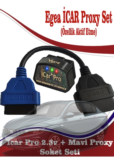 İcarpro 2.3v Egea Uyumlu Arıza Tespit Ve Özellik Aktif Etme Proxy Set Bluetooth İos