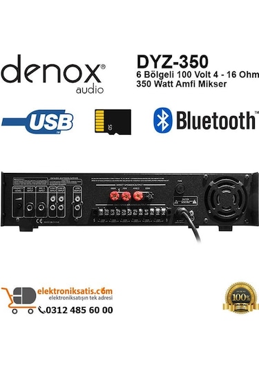 Denox Dyz-350 100V 350 Watt 6 Bölgeli Anfi