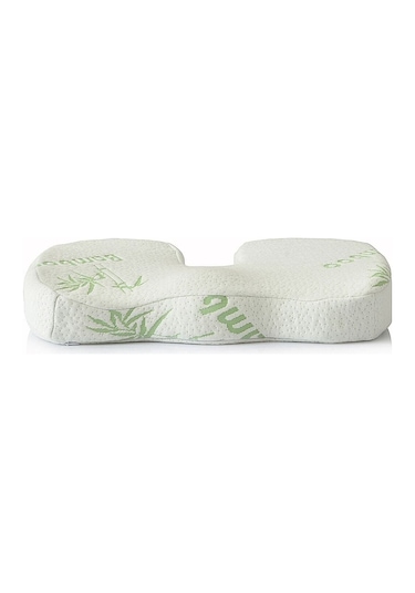 WhiteBlanco Bambu Kılıflı Visco Ortopedik Hemoroid Minder Bamboo