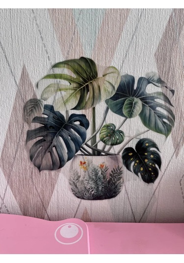 Brightnest Duvar İçin İç Mekan Monstruos Çıkartmaları 348225319 Yeşil