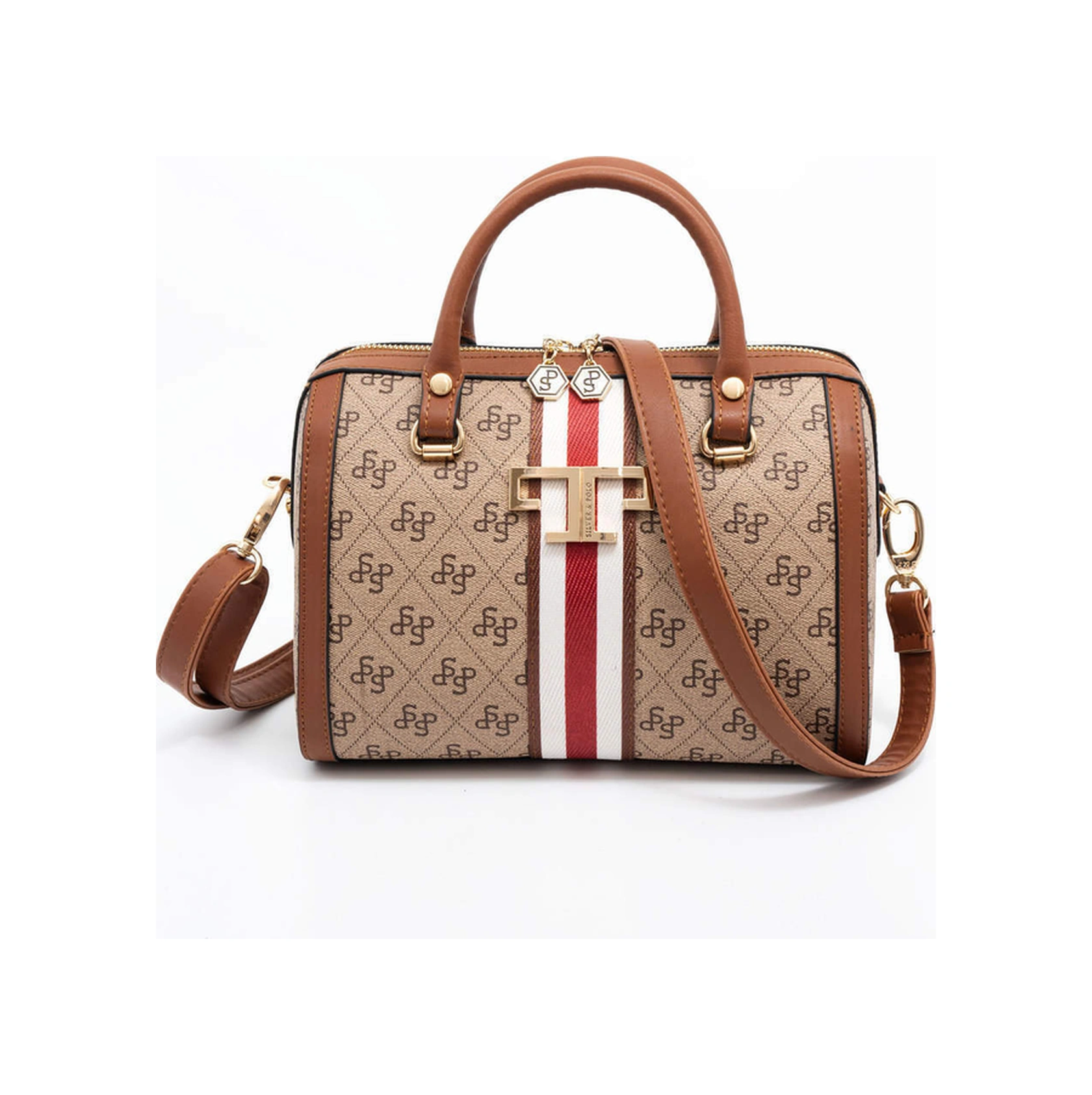 Silver Polo Kadın El Ve Çapraz Çanta 1091 Koyu Bej