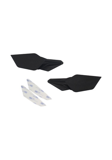 Suofeng Honda Suzuki Yamaha Kawasaki Bmw Gp Motosiklet Abs Aerodinamik Kanat Takımı Siyah 2 Adet