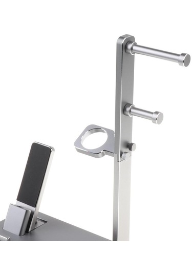 Homyl 6 In 1 Alüminyum Şarj Standı Watch 1/2/3 Için Gri Tarif Edildiği Gibi