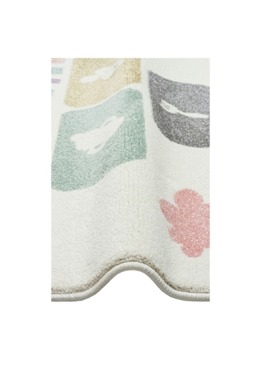 Eko Halı Eko Kids Kds 25 Pastel Hav Toz Vermez Çocuk Odası Halısı - 160x230 Çok Renkli