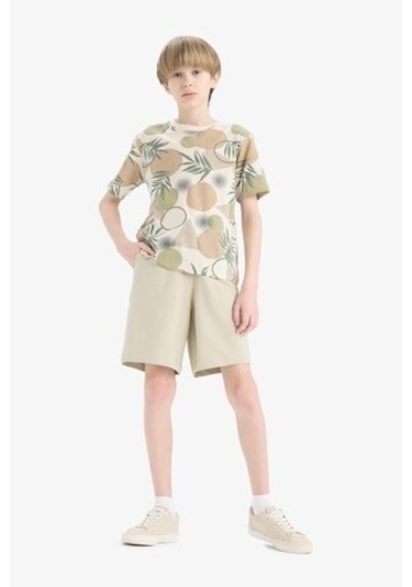 DeFacto Erkek Çocuk Beli Lastikli Basic Düz Şort B5867A825SMKH479