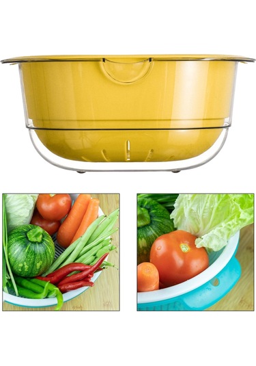 Suntek Magideal Meyveler, Salatalar Ve Sebzeler Için Sebze Yıkama Sarı
