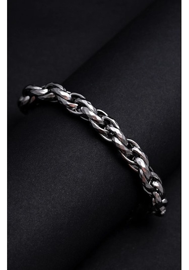 Vogutima Sarmal Model Çelik Bileklik Gümüş