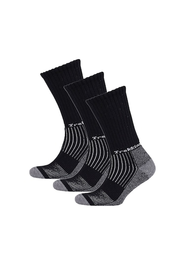 Thermoform Trekking Yürüyüş Kampçı Avcı Çorap Siyah 3'lü Paket