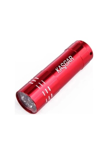 Süper Parlak 9 Ledli Metal Mini El Feneri -Çok Renkli