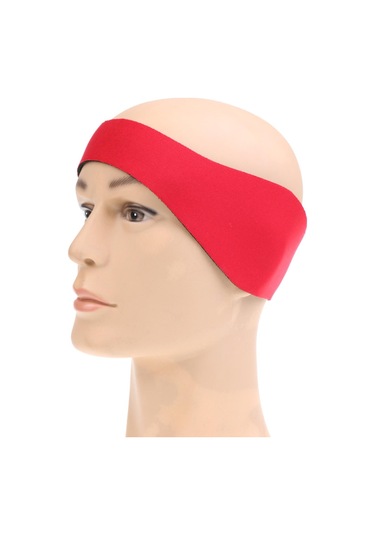 Suntek Yüzme Kafa Bandı Ayarlanabilir Banyo Dalışı Su Kırmızı