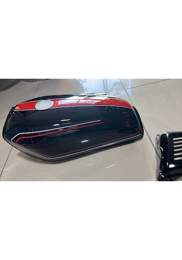 Cg Benzin Deposu Şeritli Siyah 006 Hsj