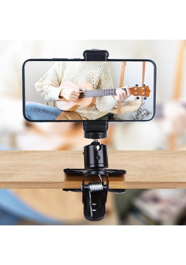 Trendooze Homyl Gitar Mesnetli Cep Telefonu Standı Masa Tutucu 11x8x12cm Metal Renk 11cmx8cmx12cm